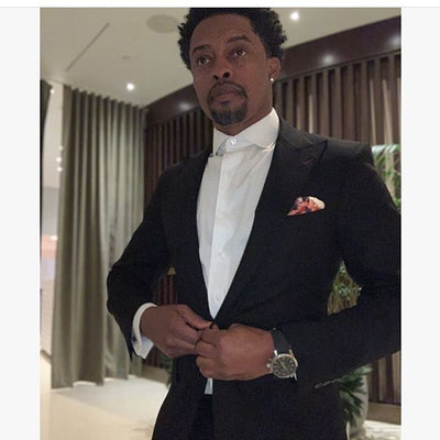Black excellence.  @mickyrallens #personacustomclothiers...