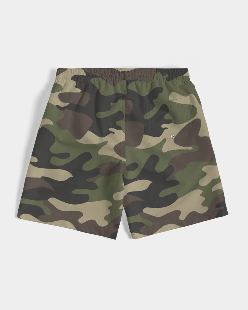 Slanted P Swim Trunks - Green Camo – The PERSONA Store