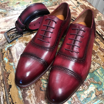 Burgundy Cap Toe - The PERSONA Store